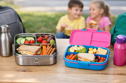 Edelstahl oder Plastik Brotdose für Kinder?