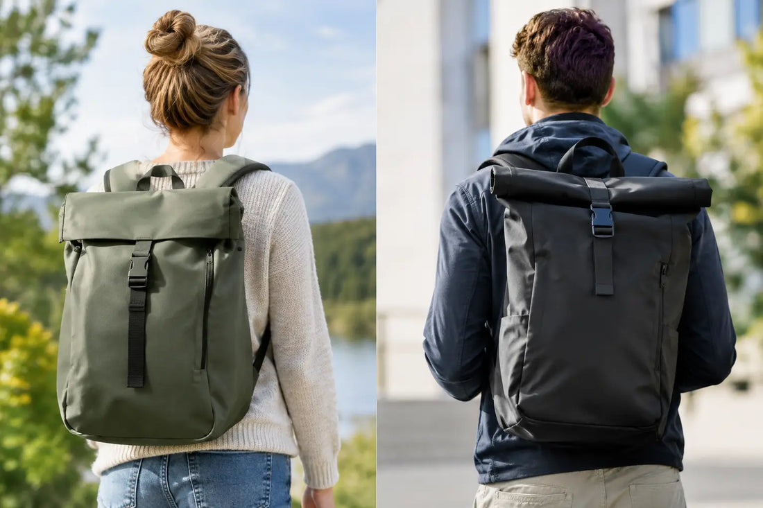 Klappenrucksack oder Rolltop: Was passt besser?