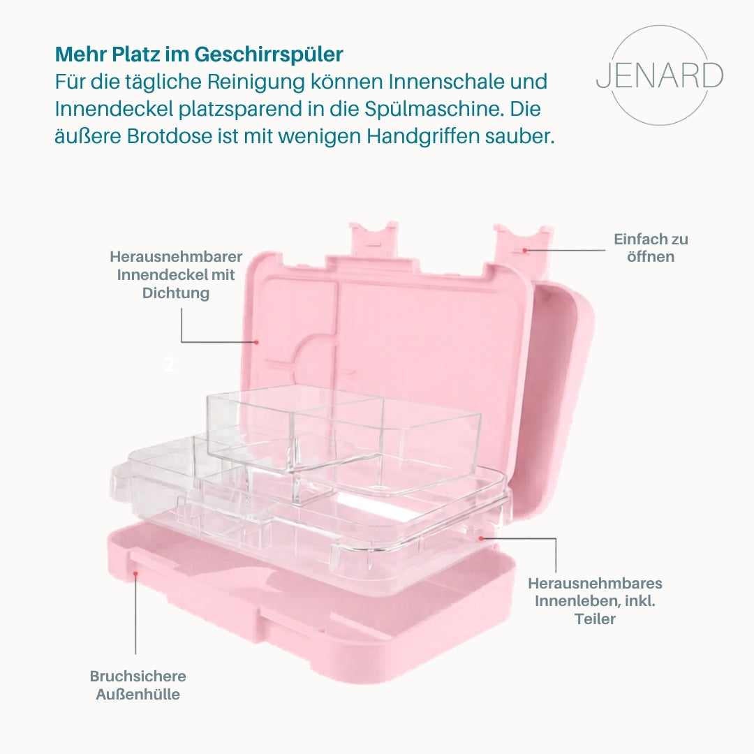 Jenard® lunch box, bento box, lunch box, snack box for children