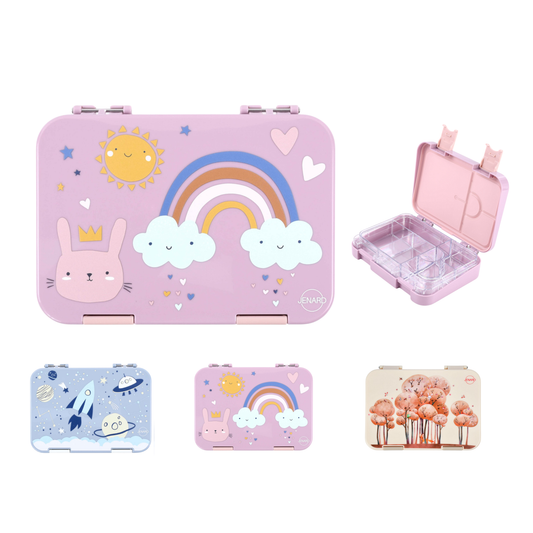 JENARD® Brotdose, Bento Box, Lunch Box, Vesper Box für Kinder
