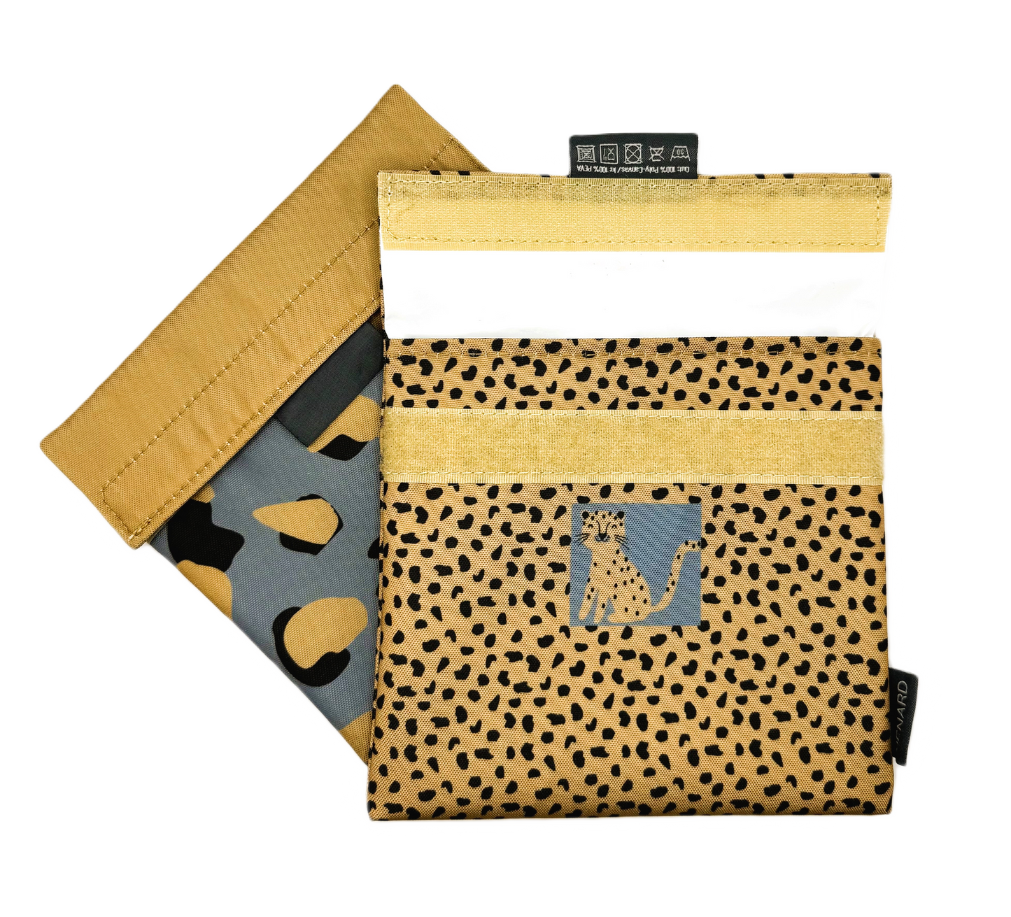 JENARD® Snack-Taschen/Brot-Taschen Set (2er-Pack) I Leo-Design | BPA-frei